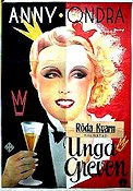 Unga greven 1935 poster Anny Ondra Carl Lamac Eric Rohman art