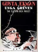 Unga greven tar flickan och priset 1924 poster Gösta Ekman