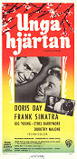 Unga hjärtan 1954 poster Frank Sinatra Doris Day Gordon Douglas Musikaler