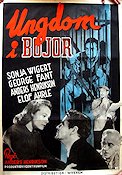 Ungdom i bojor 1942 poster Sonja Wigert George Fant Anders Henrikson Elof Ahrle