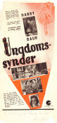 Ungdomssynder 1941 poster Harry Baur Lise Delamare Monique Joyce Maurice Tourneur