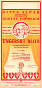 Ungerskt blod 1932 poster Gitta Alpar Carl Froelich