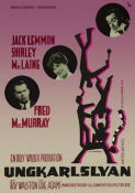 Ungkarlslyan 1960 poster Jack Lemmon Shirley MacLaine Fred MacMurray Billy Wilder