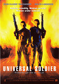 Universal Soldier 1992 poster Jean-Claude Van Damme Roland Emmerich
