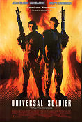 Universal Soldier 1992 poster Jean-Claude Van Damme Dolph Lundgren Ally Walker Roland Emmerich
