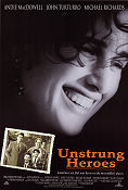 Unstrung Heroes 1995 poster Andie MacDowell John Turturro Michael Richards Diane Keaton