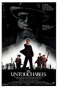 The Untouchables 1987 poster Kevin Costner Sean Connery Robert De Niro Brian De Palma Maffia