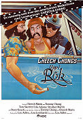 Upp i rök 1978 poster Cheech Marin Tommy Chong Strother Martin Lou Adler Rökning Poliser