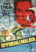 Uppdrag i Malaya 1958 poster Peter Finch Mary Ure