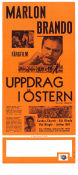 Uppdrag i östern 1963 poster Marlon Brando George Englund