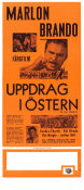 Uppdrag i östern 1963 poster Marlon Brando Eiji Okada Sandra Church George Englund