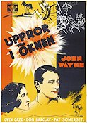 Uppror i öknen 1937 poster John Wayne Gwen Gaze