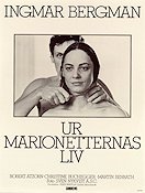 Ur marionetternas liv 1980 poster Robert Atzorn Christine Buchegger Martin Benrath Ingmar Bergman Från TV