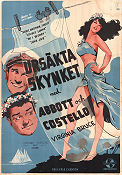 Ursäkta skynket 1942 poster Abbott and Costello Virginia Bruce
