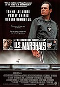 U.S. Marshals 1998 poster Tommy Lee Jones Stuart Baird