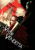 V för Vendetta 2005 poster Natalie Portman Andy Wachowski