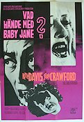 Vad hände med Baby Jane 1963 poster Bette Davis Joan Crawford