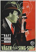 Vägen från Sing-Sing 1940 poster Humphrey Bogart George Raft Jane Bryan William Holden