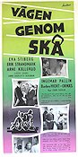 Vägen genom Skå 1957 poster Eva Stiberg Erik Strandmark Arne Källerud Inger Pallin