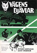 Vägens djävlar 1963 poster Richard Hartunian Bilar och racing