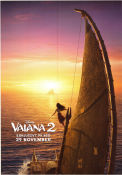 Vaiana 2 2024 poster Auli´i Cravalho David G Derrick Jr Animerat Skepp och båtar