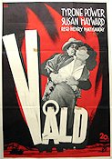 Våld 1951 poster Tyrone Power