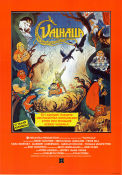 Valhalla 1987 poster Peter Madsen Animerat Danmark Hitta mer: Vikings