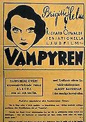 Vampyren 1931 poster Brigitte Helm