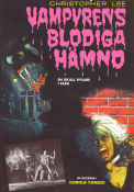 Vampyrens blodiga hämnd 1967 poster Christopher Lee Julian Glover Lelia Goldoni Samuel Gallu