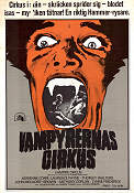 Vampyrernas cirkus 1972 poster Adrienne Corri Laurence Payne Robert Young