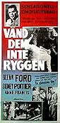 Vänd dem inte ryggen 1955 poster Glenn Ford Anne Francis Sidney Poitier Richard Brooks Rock och pop