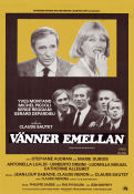 Vänner emellan 1974 poster Yves Montand Michel Piccoli Serge Reggiani Claude Sautet