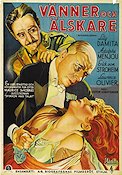 Vänner och älskare 1931 poster Lily Damita Adolphe Menjou Erich von Stroheim