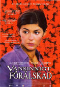 Vansinnigt förälskad 2002 poster Audrey Tautou Samuel Le Bihan Isabelle Carré Laetitia Colombani