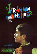 Var är min väns hus 1987 poster Babek Ahmedpoor Ahmed Ahmedpoor Khodabakhsh Defaei Abbas Kiarostami Filmen från: Iran