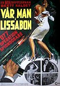 Vår man i Lissabon 1965 poster Brett Halsey Agenter