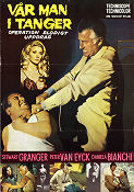 Vår man i Tanger 1966 poster Stewart Granger Daniela Bianchi Sergio Sollima Agenter