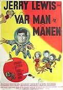 Vår man på månen 1966 poster Jerry Lewis Connie Stevens Gordon Douglas