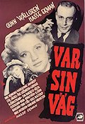 Var sin väg 1948 poster Gunn Wållgren Hasse Ekman Medicin och sjukhus