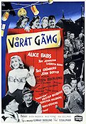 Vårat gäng 1942 poster Alice Babs Åke Grönberg John Botvid Gunnar Skoglund