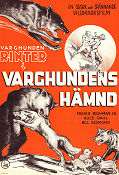 Varghundens hämnd 1934 poster Lightning Burton L King