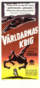 Världarnas krig 1953 poster Gene Barry Ann Robinson Les Tremayne Byron Haskin Text: H G Wells Rymdskepp