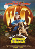 Varulvskaninens förbannelse 2005 poster Peter Sallis Wallace and Gromit Nick Park Animerat Från TV