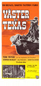 Väster om Texas 1959 poster Tom Tryon Harry Keller