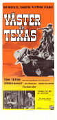 Väster om Texas 1959 poster Tom Tryon Stephen McNally Harry Keller Från TV