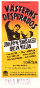 Västerns desperados 1951 poster John Payne Dennis O´Keefe Arleen Whelan Lewis R Foster