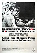 Vem är rädd för Virginia Woolf 1966 poster Elizabeth Taylor Richard Burton Mike Nichols