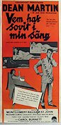 Vem har sovit i min säng? 1963 poster Dean Martin