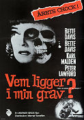 Vem ligger i min grav 1964 poster Bette Davis Karl Malden Peter Lawford Paul Henreid