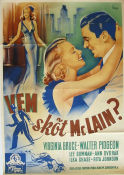 Vem sköt McLain? 1939 poster Virginia Bruce Walter Pidgeon Lee Bowman Leslie Fenton